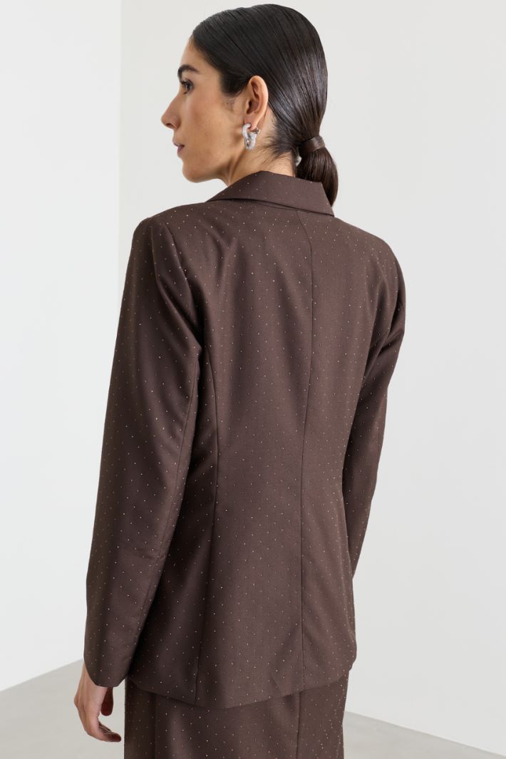 Blazer à un bouton - MARRON - Intrend - 4