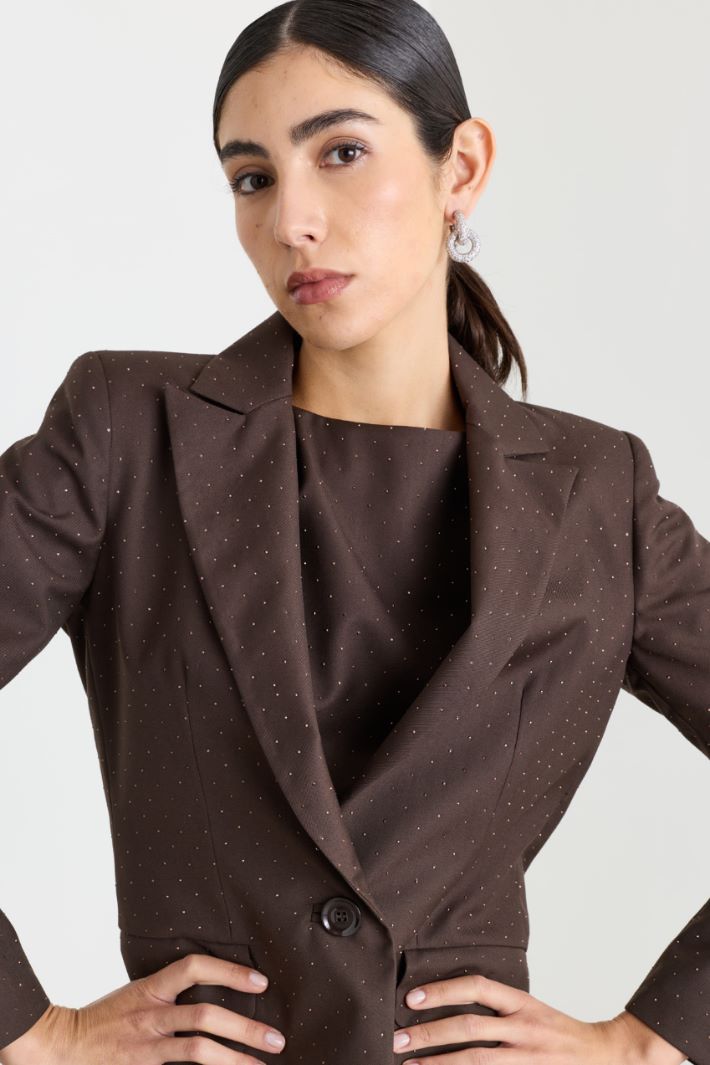 Blazer à un bouton - MARRON - Intrend - 3
