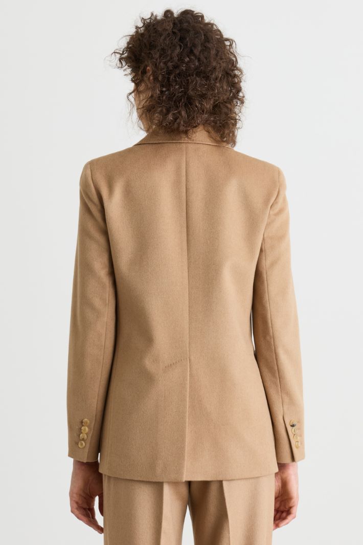 Baby Camel Drap Blazer - CAMEL - Intrend - 4