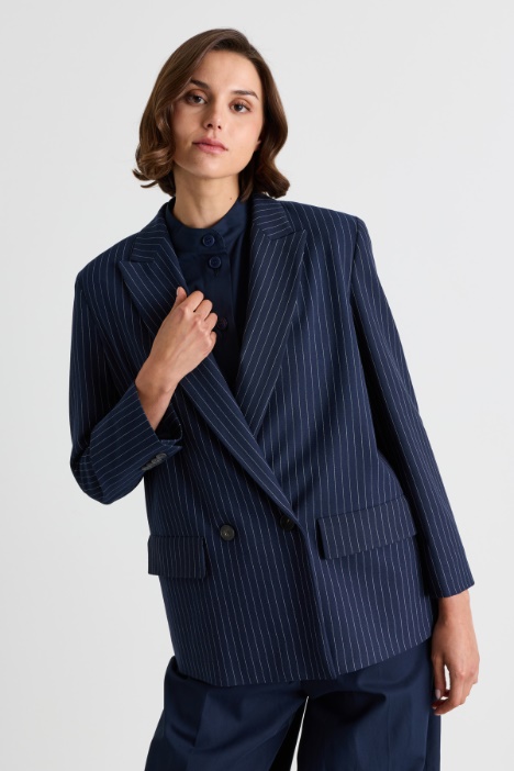 Blazer gessato - Intrend