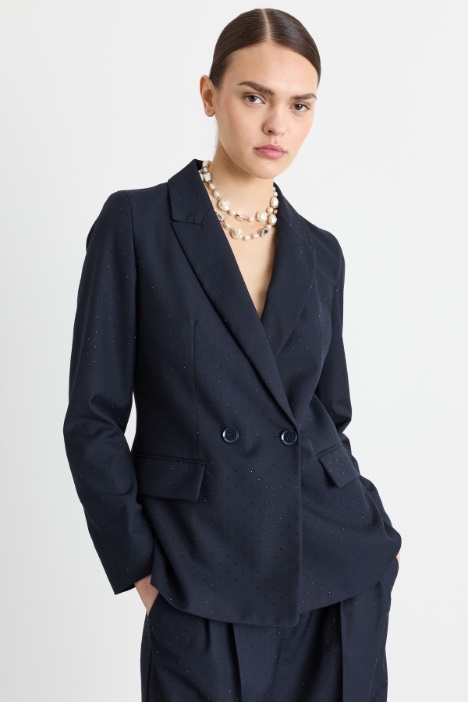 Peaked lapel blazer - Intrend