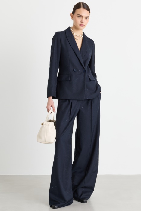 Blazer con rever a lancia - Intrend
