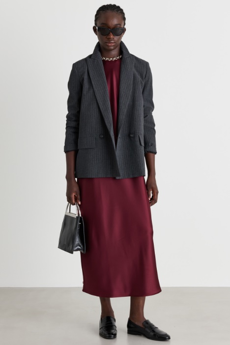 Blazer de raya diplomática - Intrend