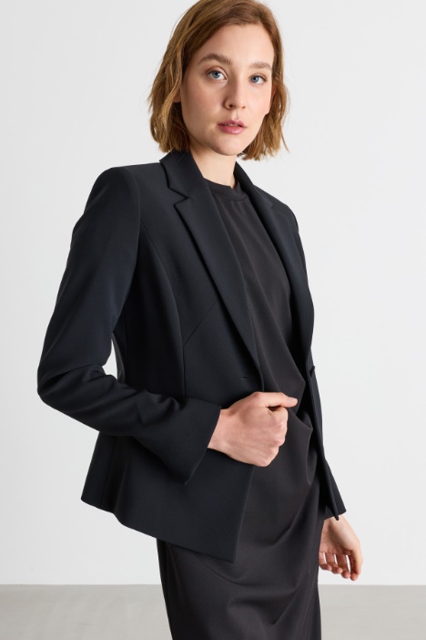 Slim-fit single-button blazer - Intrend