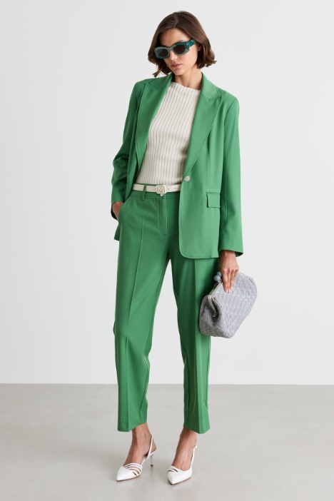 Blazer de sarga fluida - Intrend