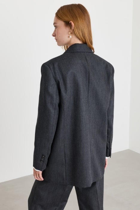 Blazer doppiopetto in lana
