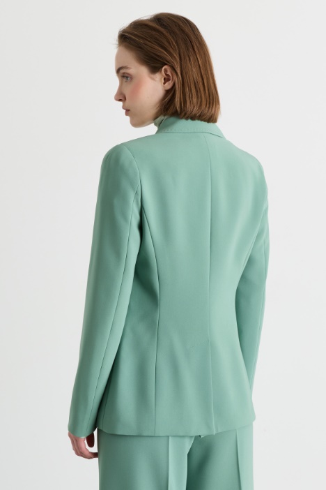 Blazer monopetto in cady