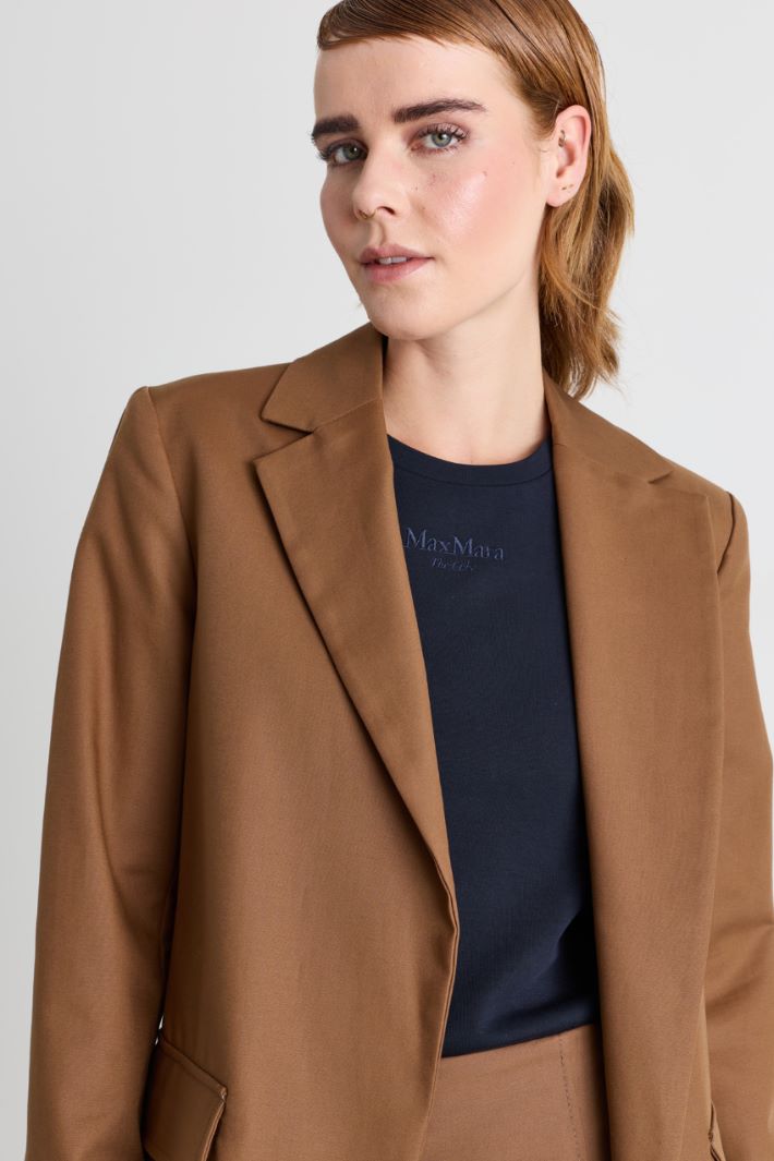 Open-front blazer - BROWN - Intrend - 3