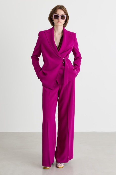 Blazer cruzado de cady - Intrend