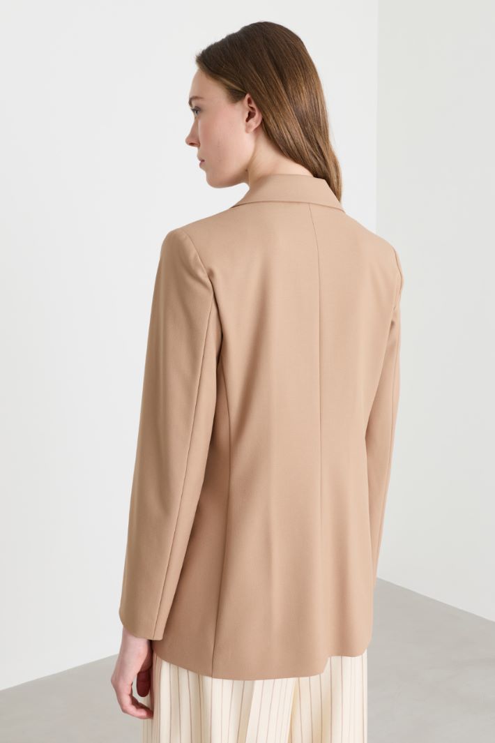 Blazer in twill stretch - CAMMELLO - Intrend - 4