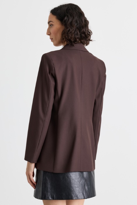 Blazer in twill stretch