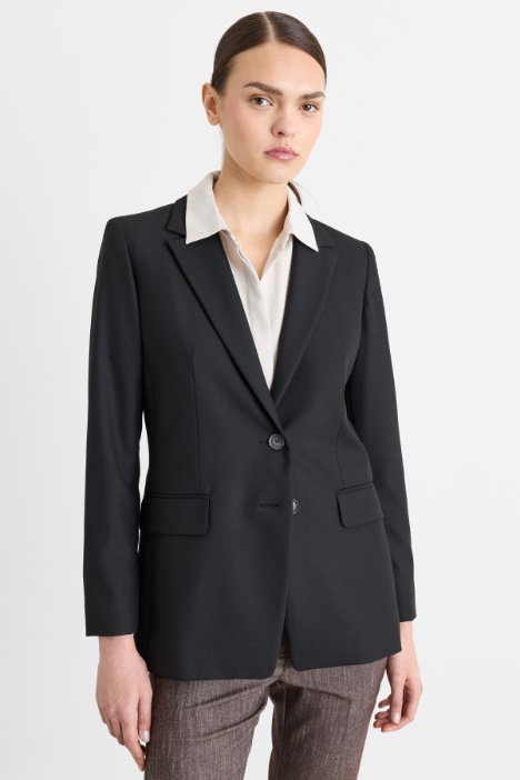 Blazer in twill stretch - Intrend