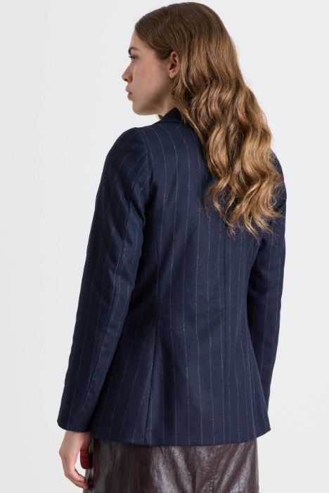 Blazer doppiopetto con chiusura diagonale