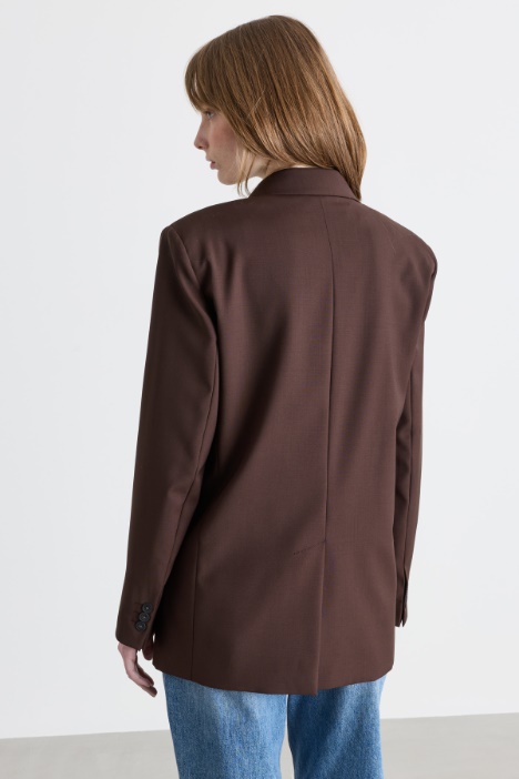 Blazer doppiopetto in tela