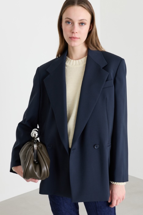 Blazer doppiopetto in levantina - Intrend