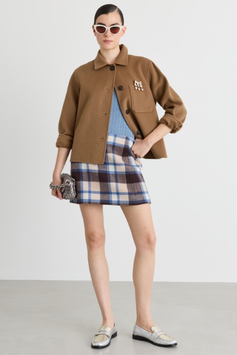 Giacca boxy in drap - Intrend