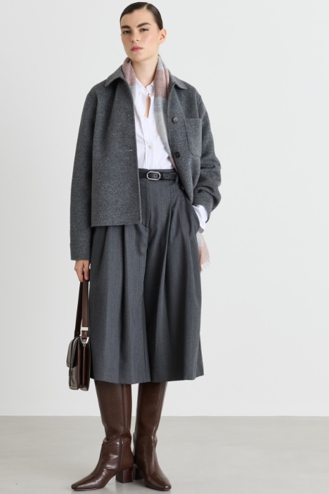 Giacca boxy in drap - Intrend