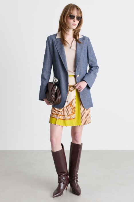 Blazer effetto jeans - Intrend