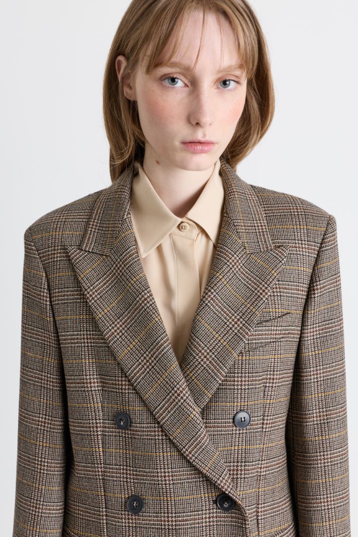 Blazer in tela - MARRONE - Intrend - 3
