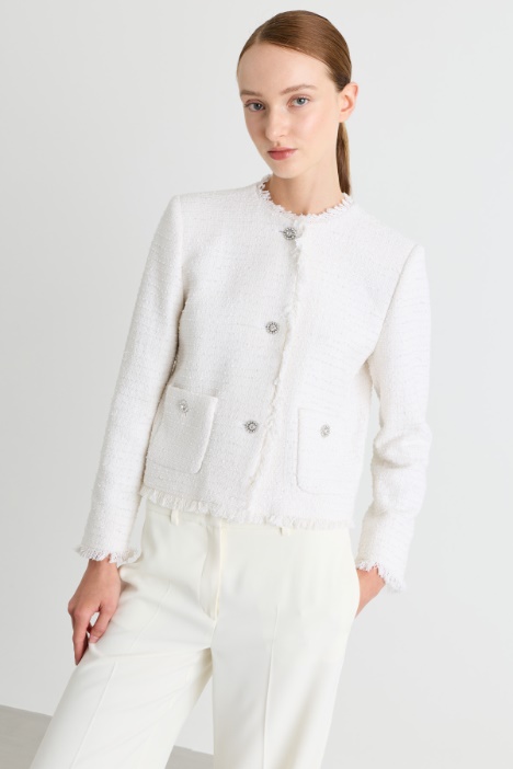 Basketweave jacket - Intrend