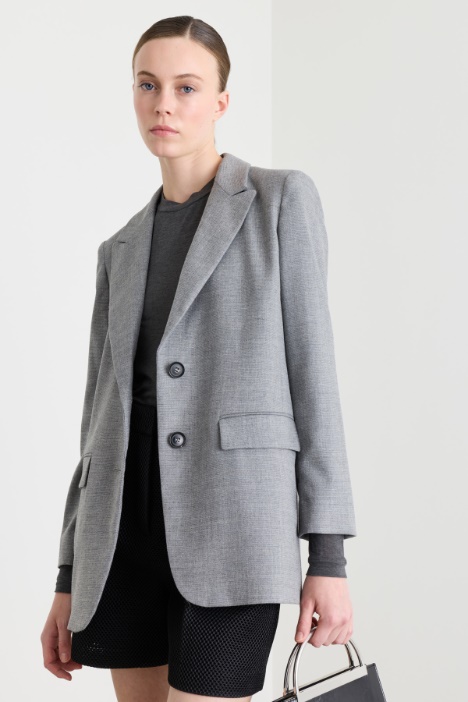 Peak lapel blazer - Intrend