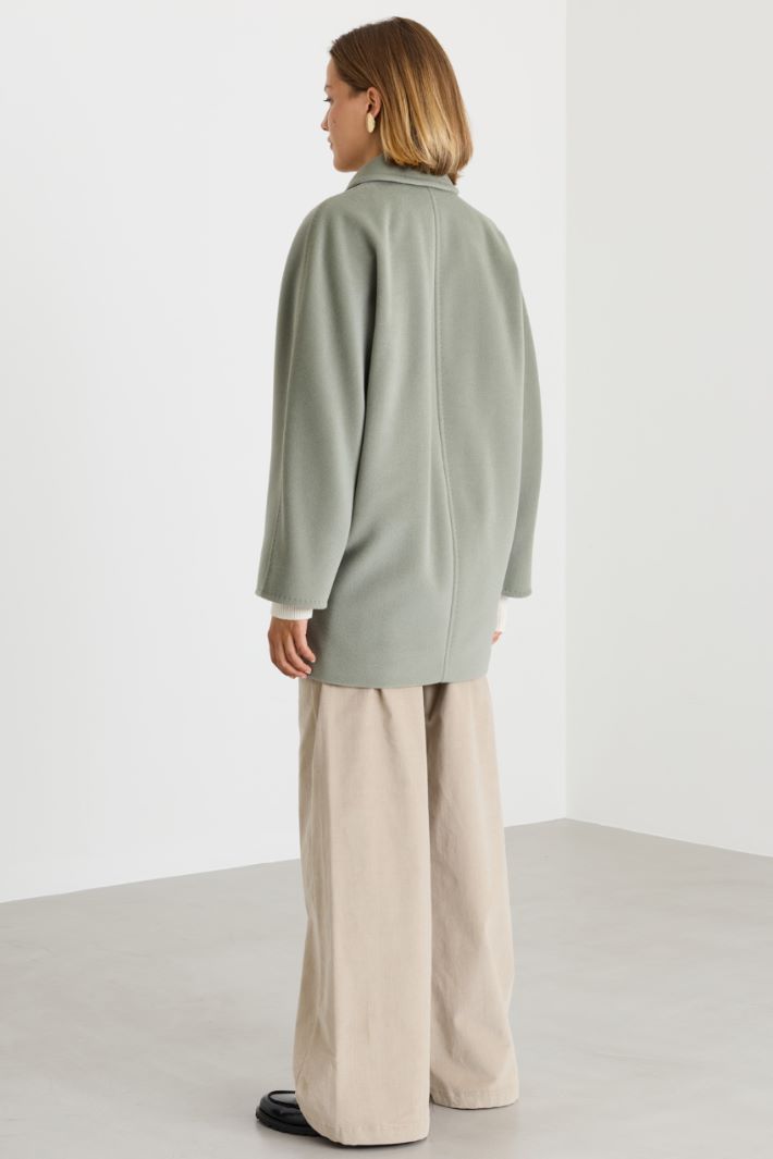 Cappotto in beaver - VERDE - Intrend - 4