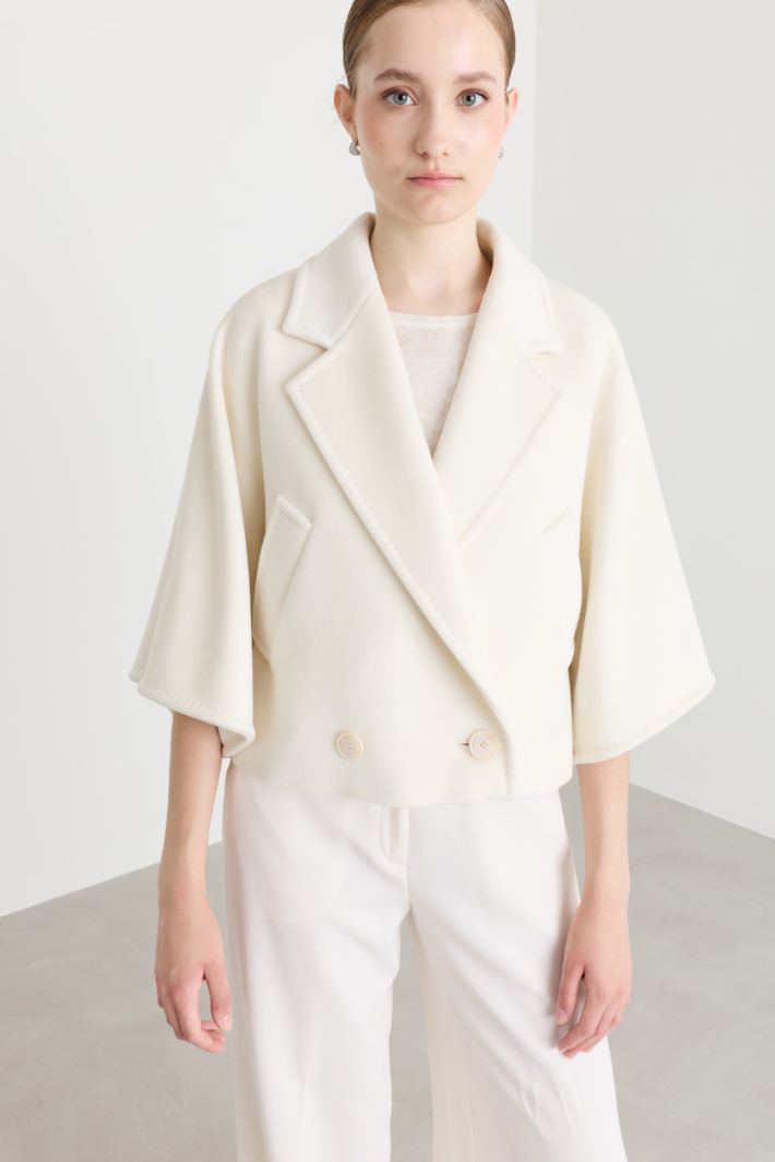 Veste boxy à double boutonnage - BLANC - Intrend - 2
