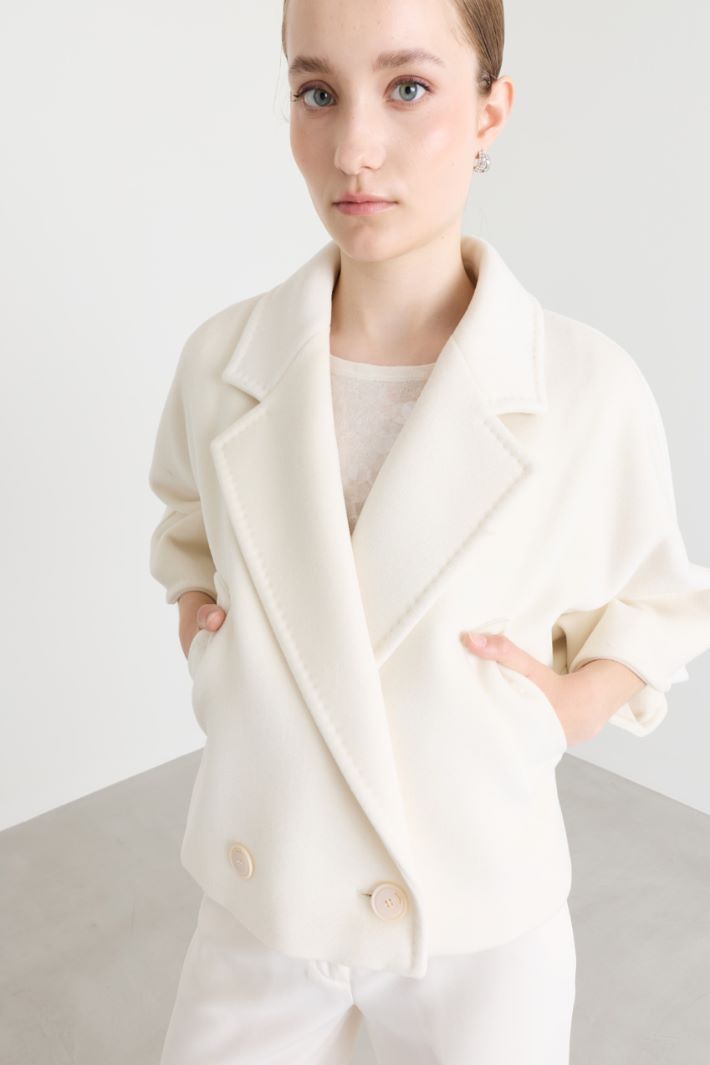 Veste boxy à double boutonnage - BLANC - Intrend - 3