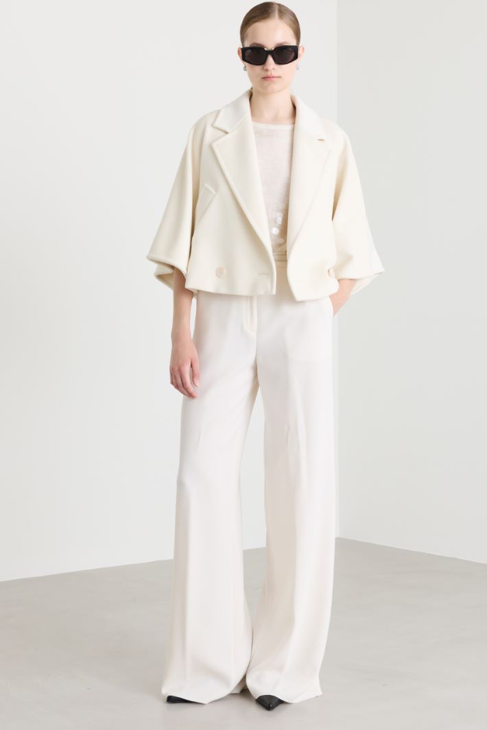 Veste boxy à double boutonnage - BLANC - Intrend