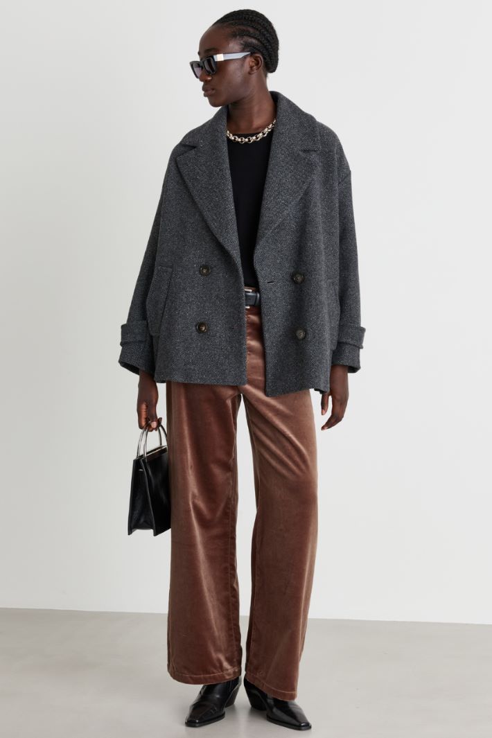 Donegal Coat - GREY - Intrend