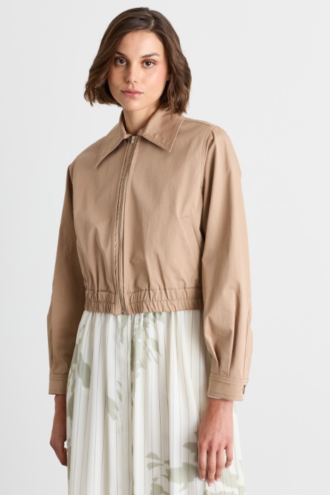 Veste cropped zippée - Intrend