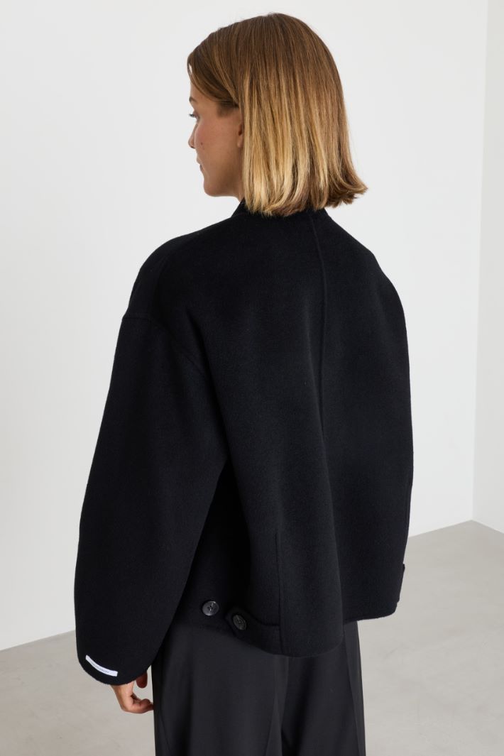 Bomber con full zip - NERO - Intrend - 4