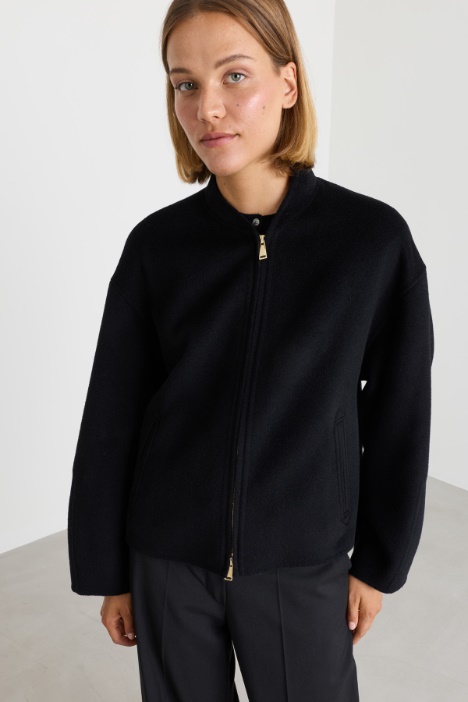 Bomber con full zip