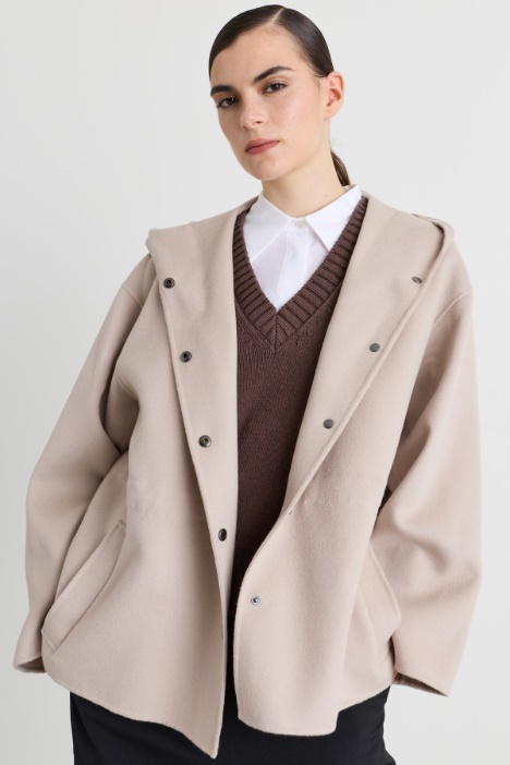 Short hooded coat - Intrend