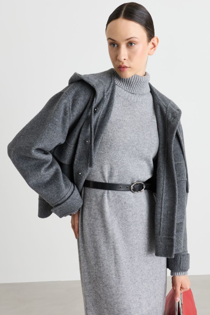 Giacca con cappuccio - GRIGIO - Intrend - 2
