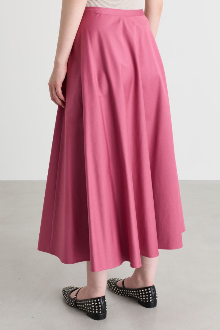 Sequin-embroidered skirt - PINK - Intrend - 4