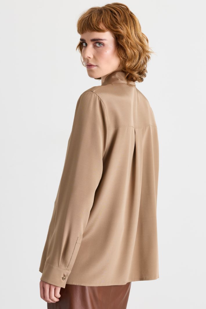 Camicia in cady - CAMMELLO - Intrend - 4
