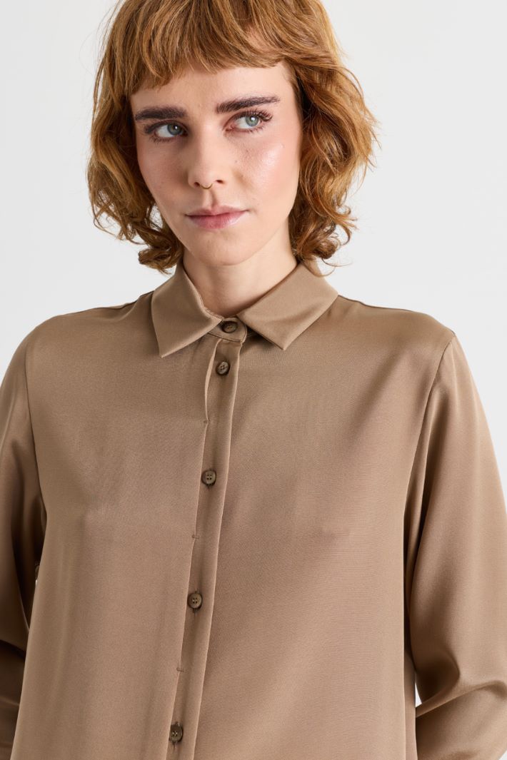 Camicia in cady - CAMMELLO - Intrend - 3