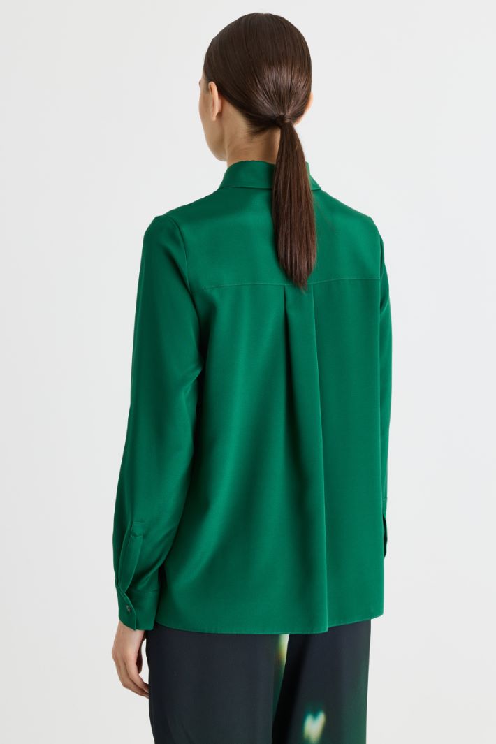 Camicia in cady - VERDE - Intrend - 4