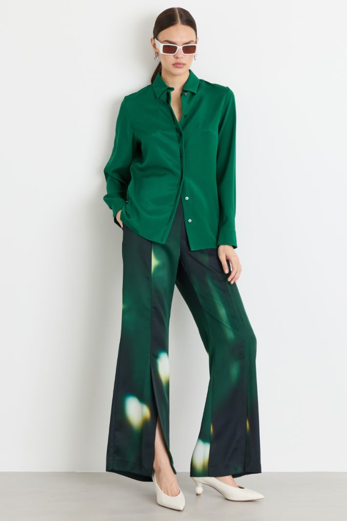 Camicia in cady - VERDE - Intrend