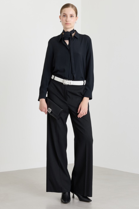 Blusa ampia in crepe - Intrend