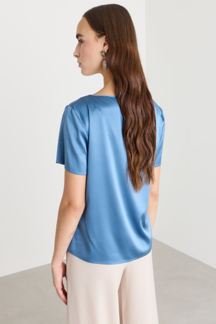 Top in raso - AZZURRO - Intrend - 4