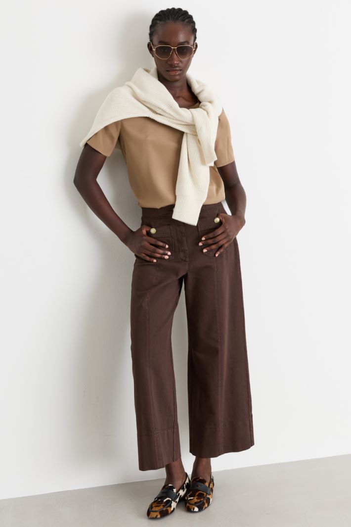 Top in cady - CAMMELLO - Intrend