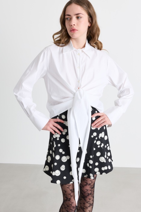 Camicia con nodo in vita - Intrend