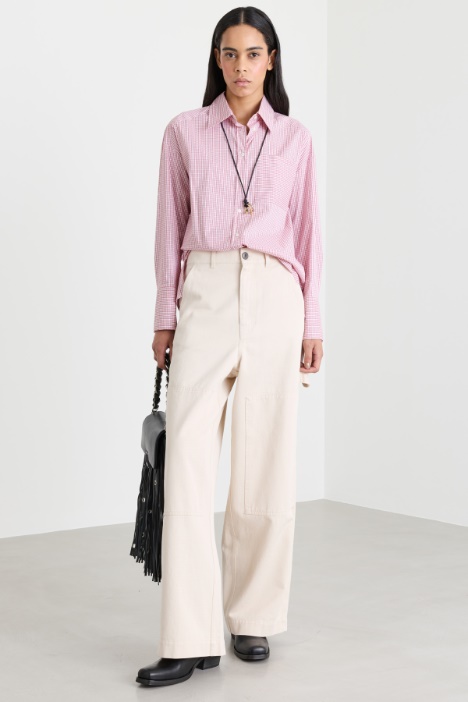 Camicia oversize in popeline - Intrend