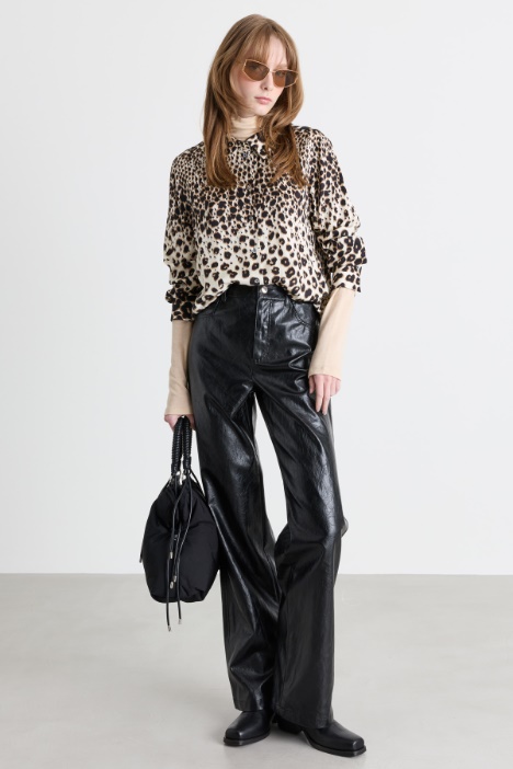 Camicia in twill stampato - Intrend