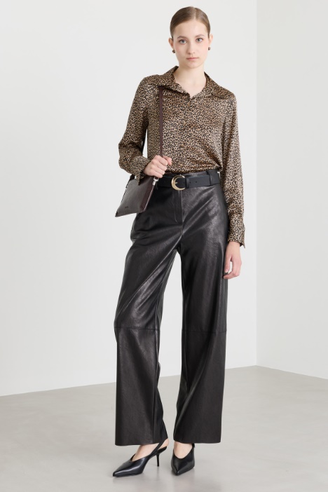 Blusa in raso a fantasia - Intrend