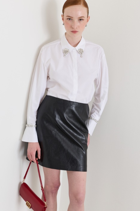 Camicia con colletto bijoux - Intrend