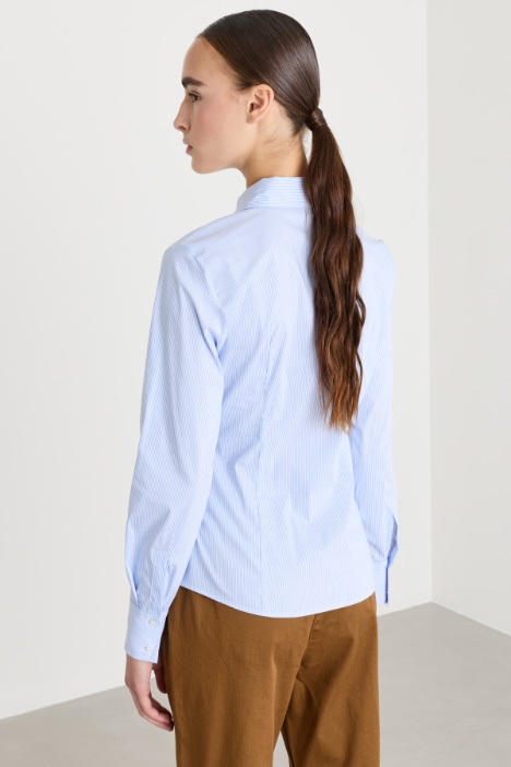 Camicia in popeline con fusciacca