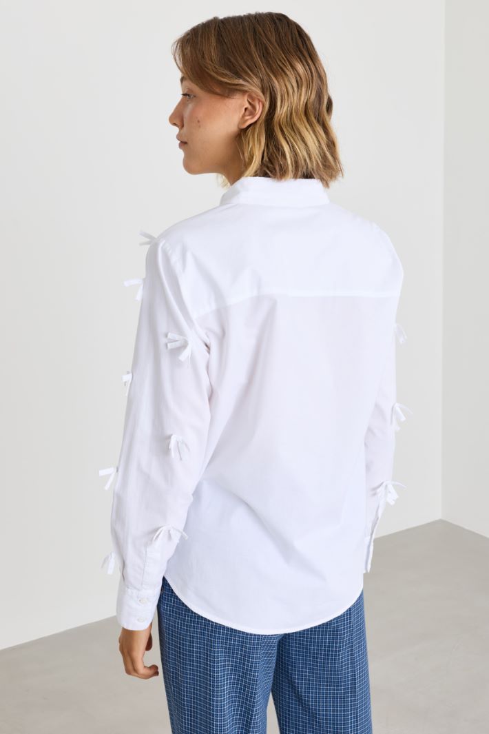 Camicia con decorazioni - BIANCO - Intrend - 4